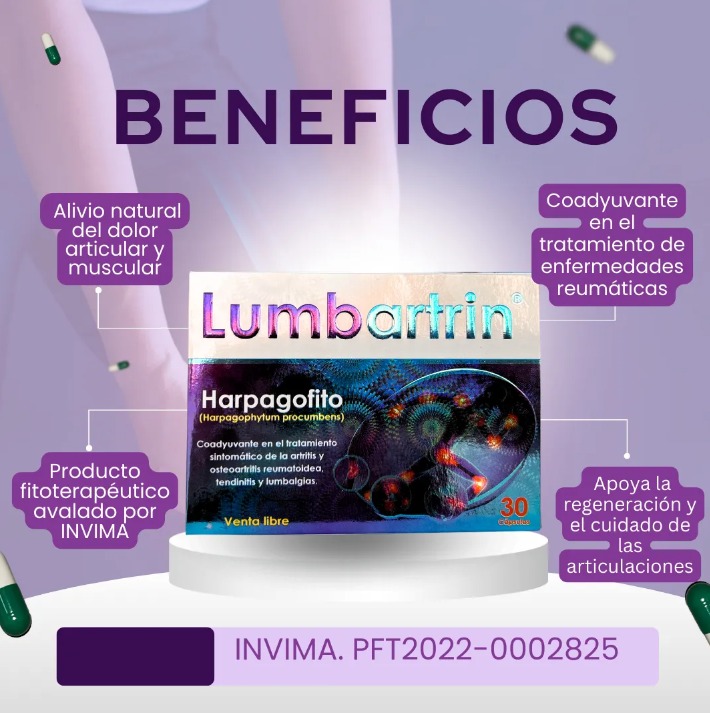 Miniatura 3 de LUMBARTRIN 30 CAPSULAS